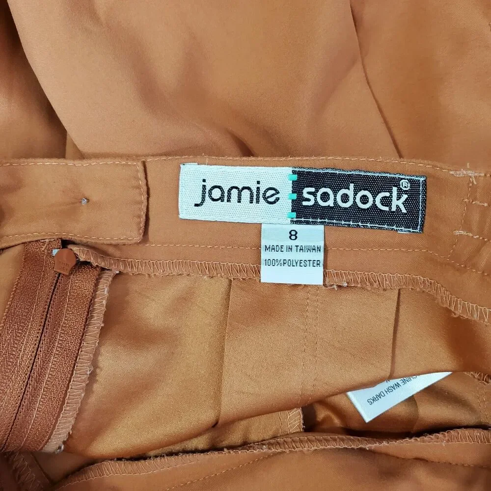 Jamie Sadock Womens Pleated Skirt Size 8 Golf Tennish Athletic Orange Mini - Picture 5 of 9